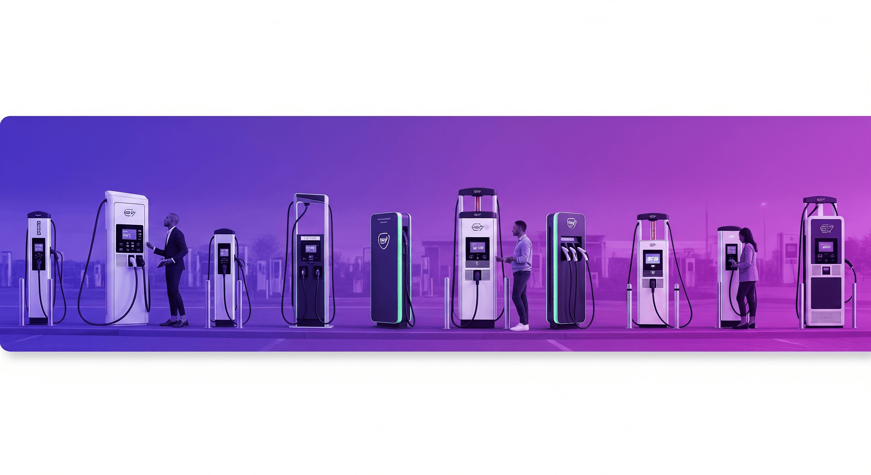EV charger background